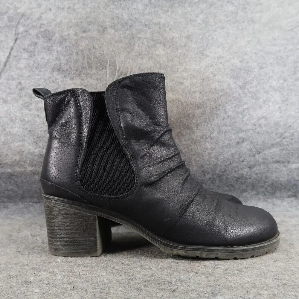 BareTraps Shoes Womens 6.5 Booties Drennan Distressed Slouchy Ankle Boot Fashion